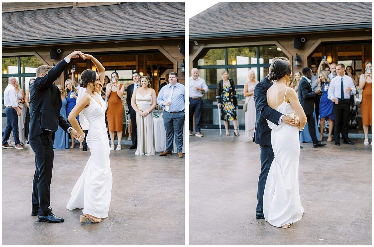 dance floor fun Smoky Mountain wedding