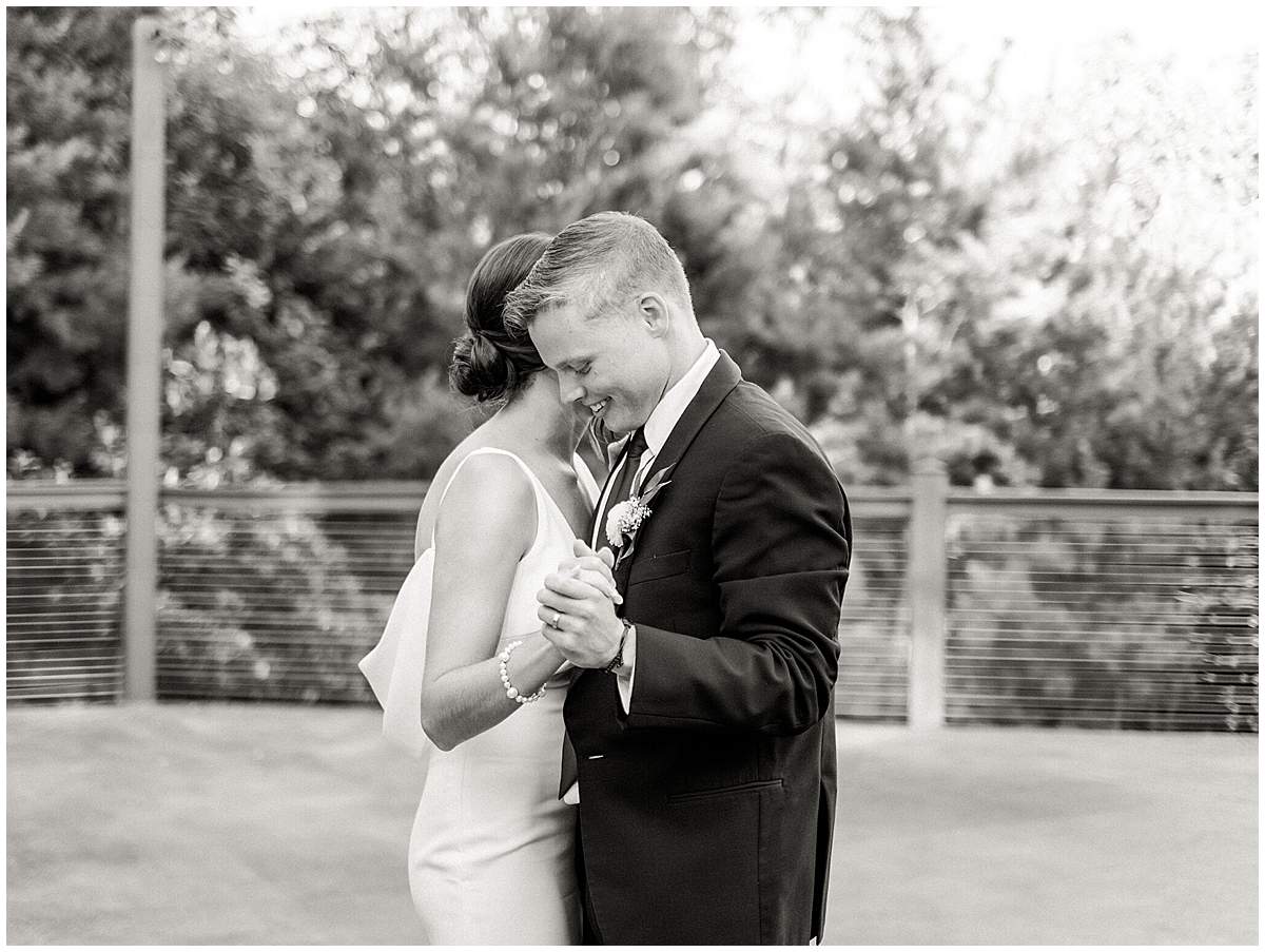 bride and groom first dance Smoky Mountains