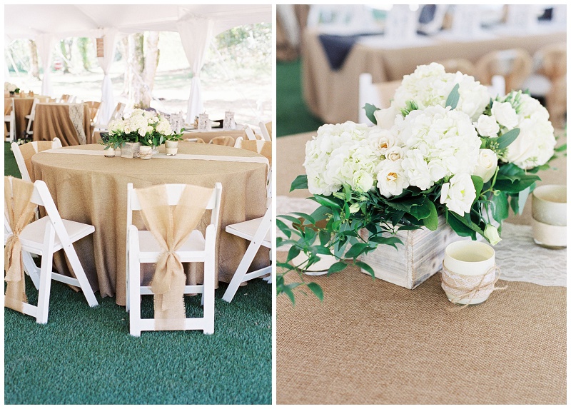 mountain wedding reception table decor Tennessee
