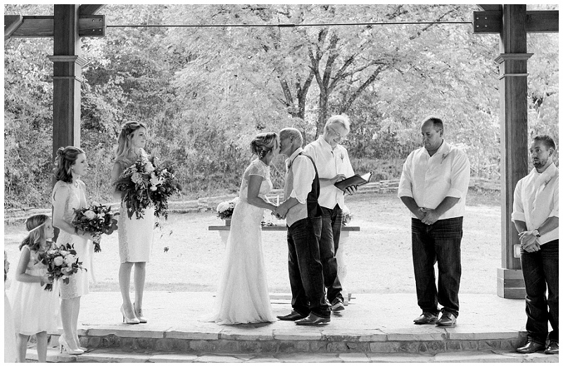 first kiss wedding Sevierville TN
