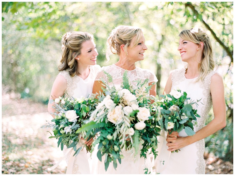 bridesmaids laughing Smoky Mountain wedding