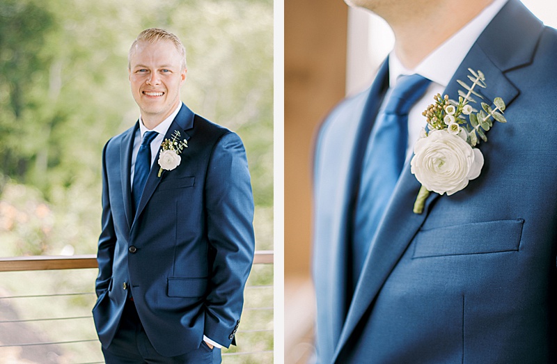 groom poses for portrait at Tennessee wedding groom poses for portrait at Tennessee wedding