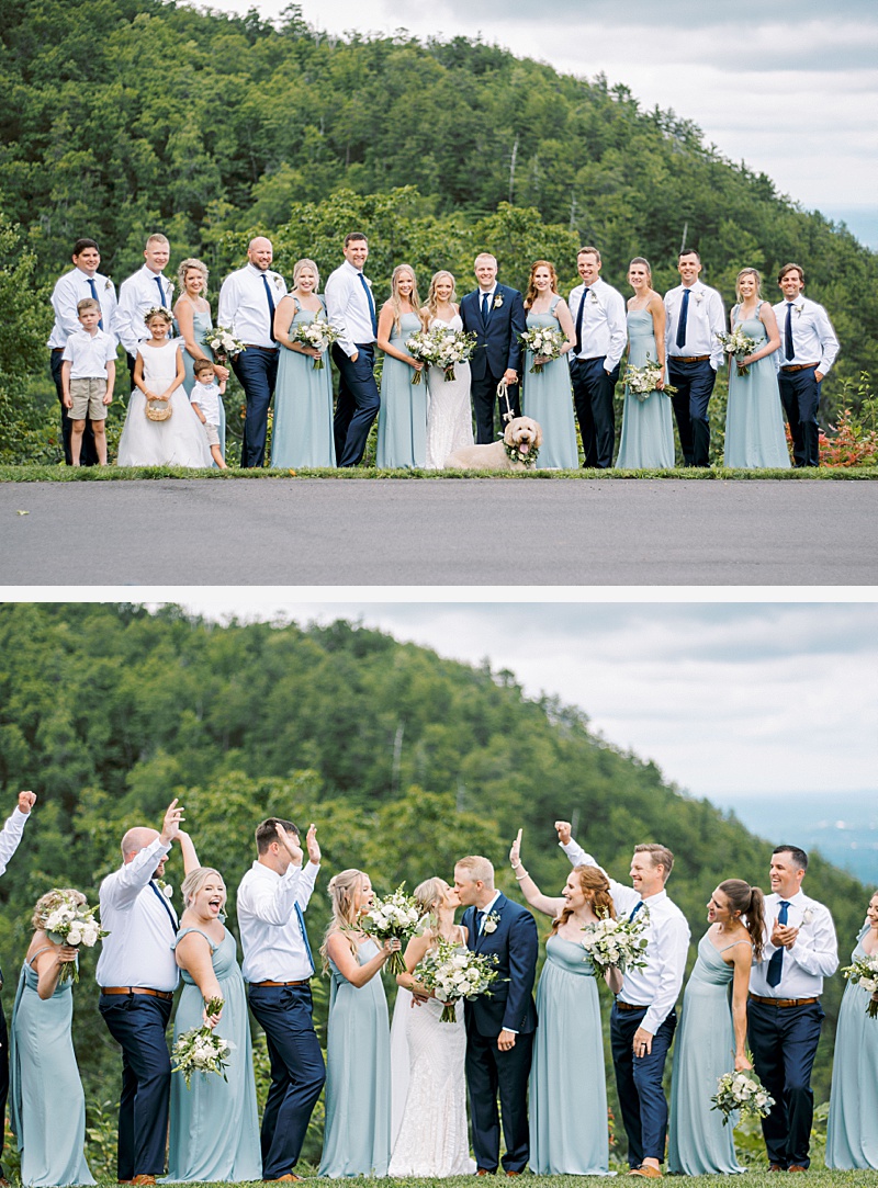 Trillium Venue fun bridal party portraits Trillium Venue fun bridal party portraits