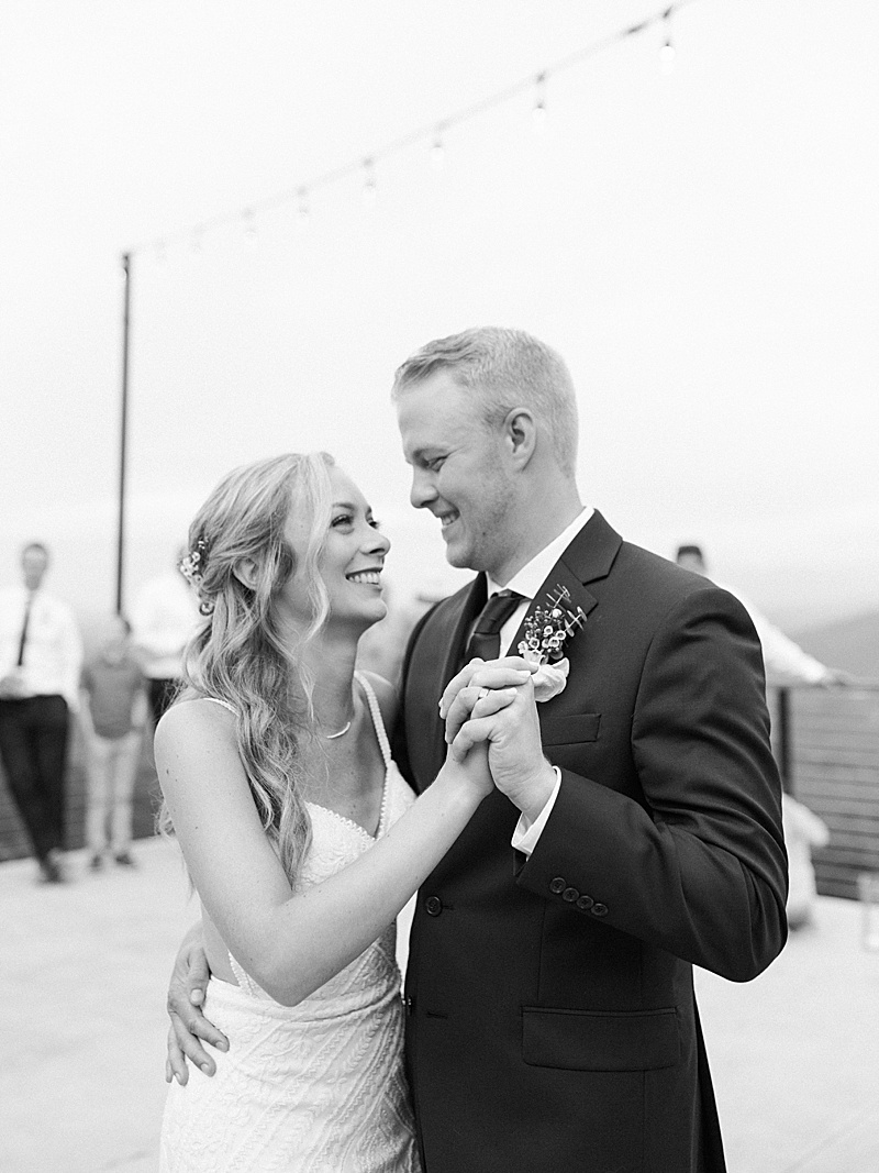 bride and groom first dance Smoky Mountains bride and groom first dance Smoky Mountains