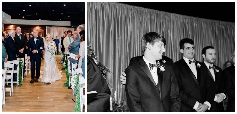 groom reaction wedding ceremony