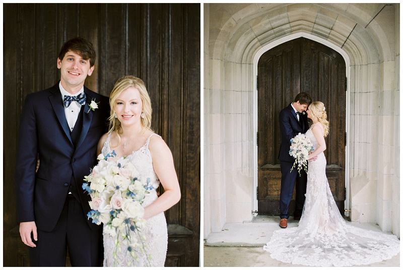 wedding portraits industrial venue