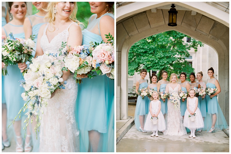 bridesmaids laughing candid moments