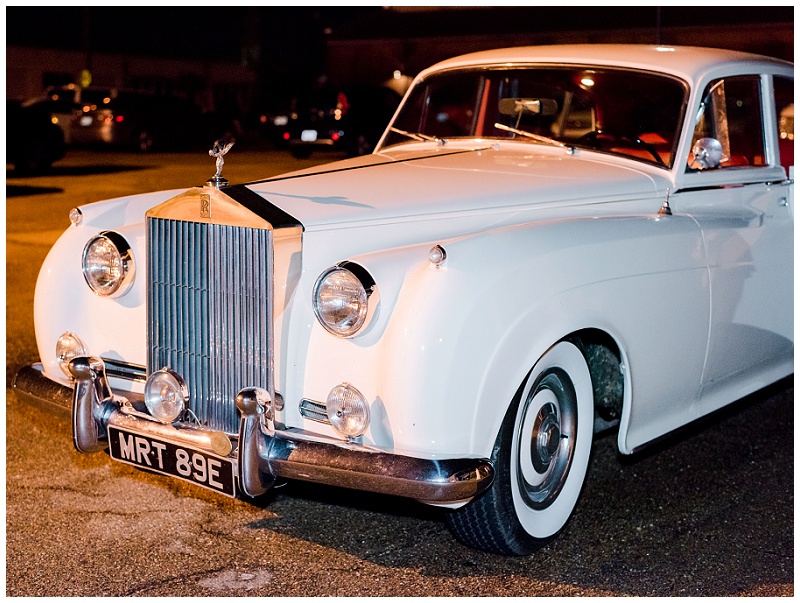elegant Mississippi wedding reception get away car