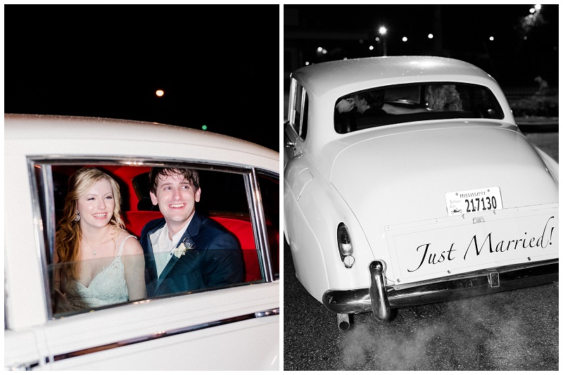 bride and groom candid reception exit storytelling photography