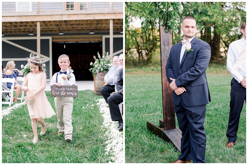 wedding ceremony The Silo Hopkinsville KY