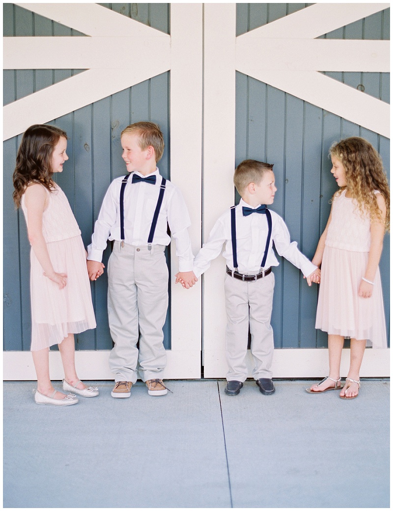 bridal party group photos The Silo