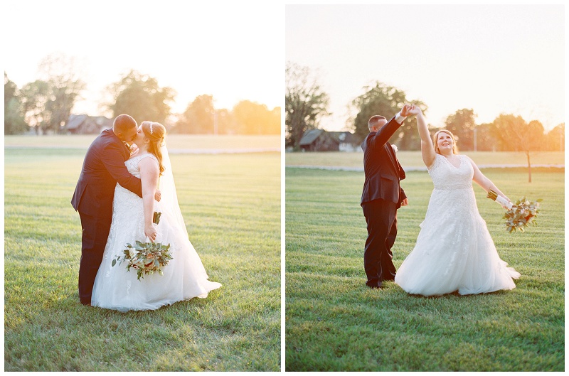 intimate bride groom sunset moments