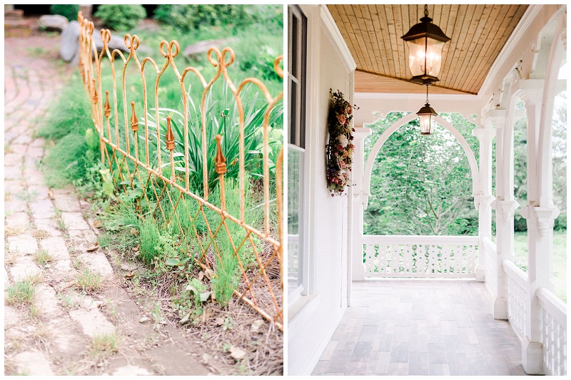 rustic wedding details Side Porch venue