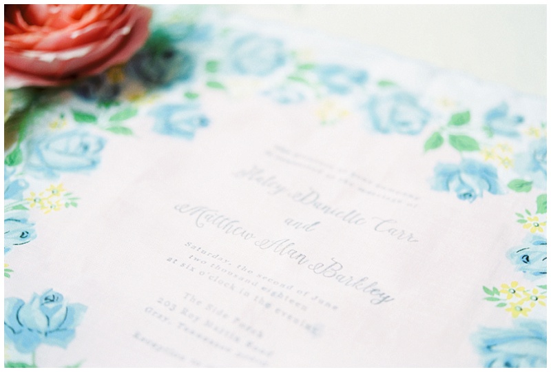 bridal flat lay wedding details Tennessee