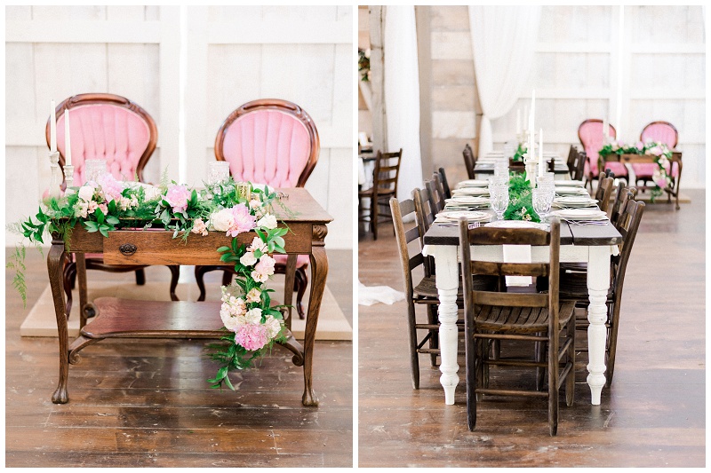 wedding table settings rustic elegant