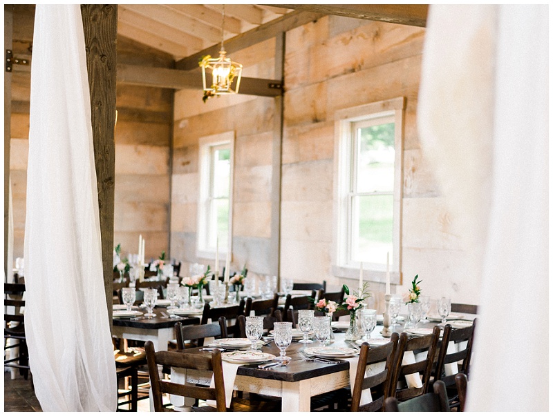 rustic reception design Side Porch