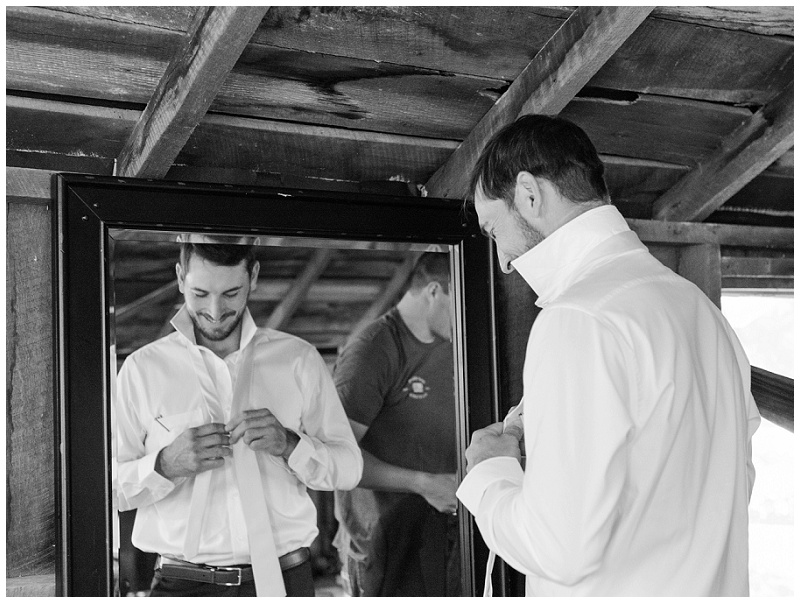 groom getting ready Johnson City TN