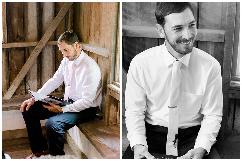 groomsmen prep candid moments