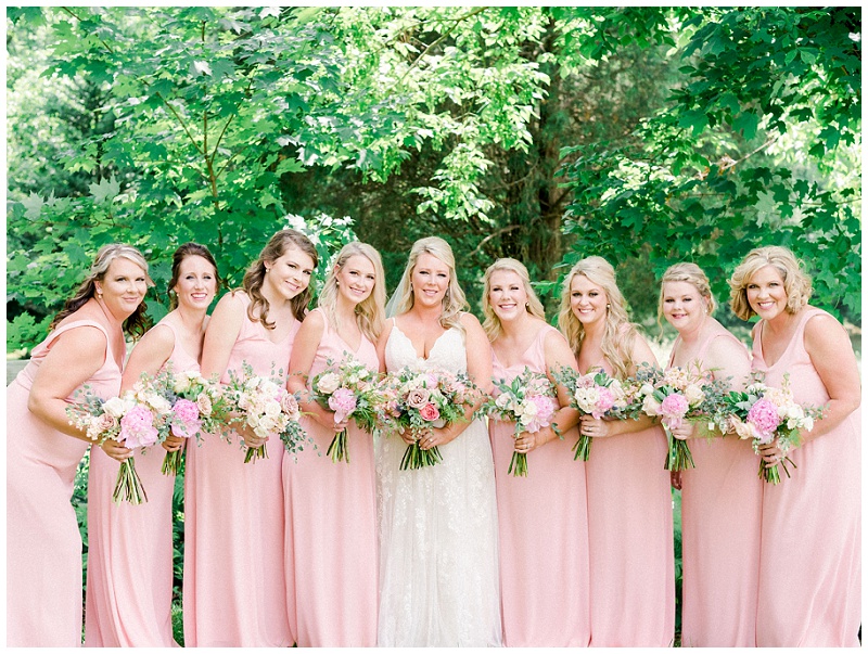 bridesmaids laughing candid moments