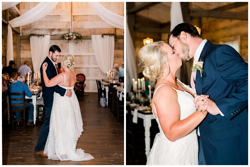 rustic reception decor Tennessee wedding