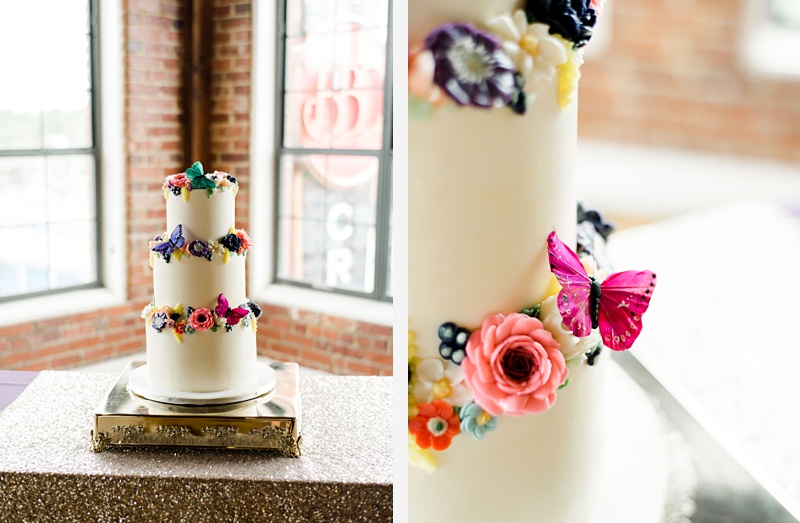wedding cake reception The Gallery Johnson City TN wedding cake reception The Gallery Johnson City TN