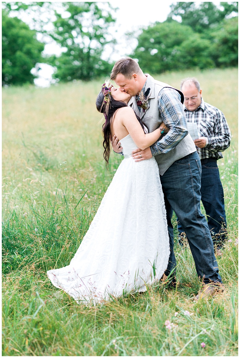 elopement ceremony natural setting VA