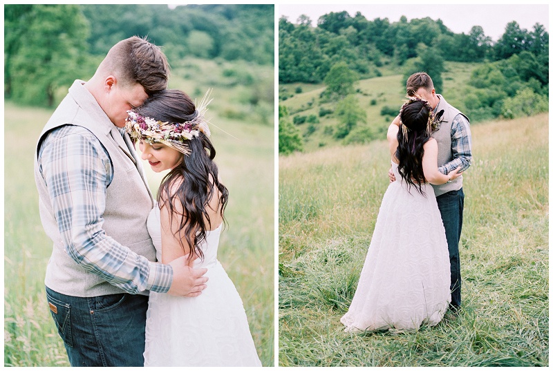 newlyweds portraits Marion Virginia