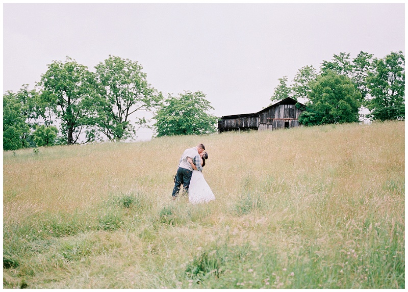 couple in love mountain wedding VA