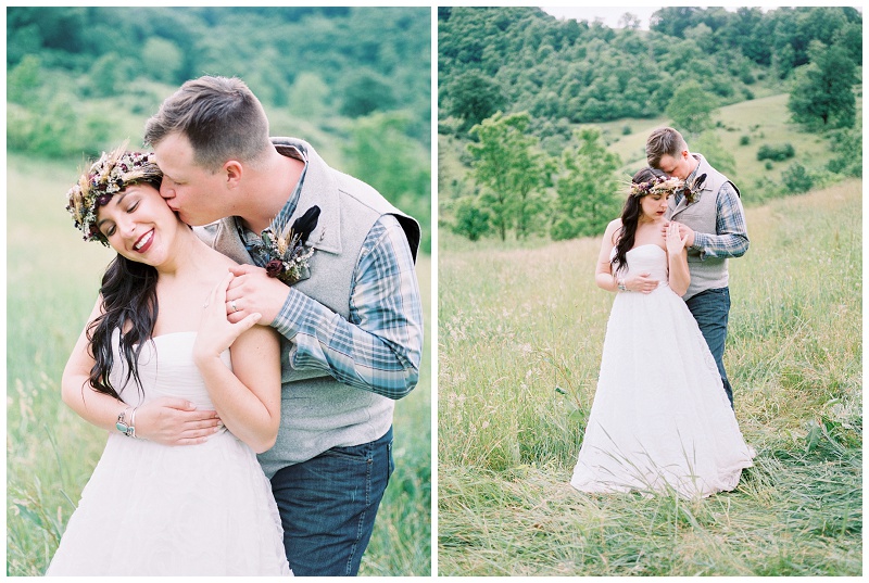 romantic elopement photography Virginia