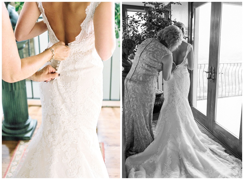 bride getting ready vineyard wedding Tennessee