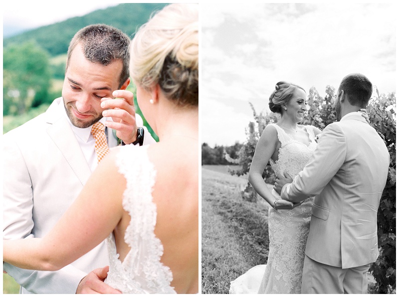 vineyard wedding couple portraits Tennessee