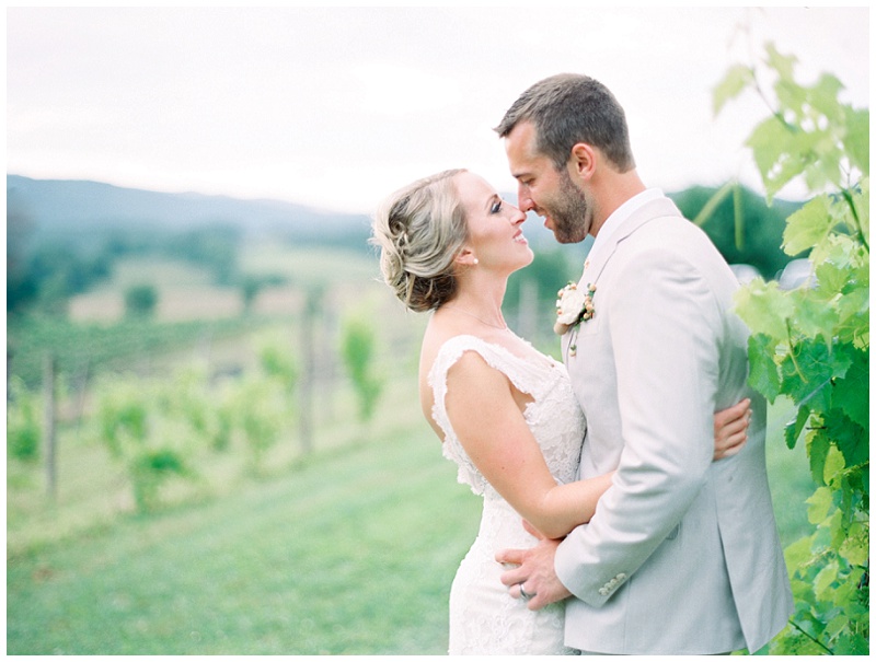 romantic vineyard wedding photography TN