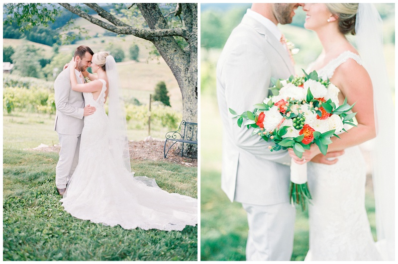 outdoor wedding couple photos Tennessee