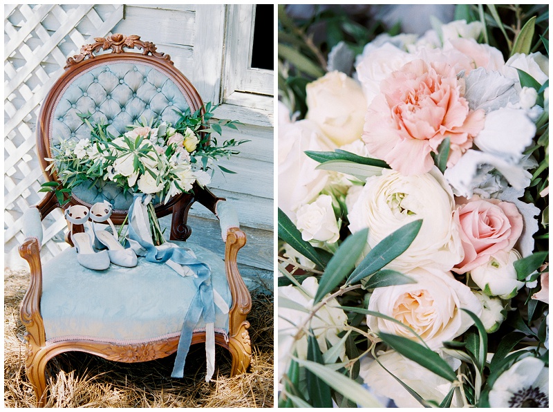 romantic wedding details natural light NC