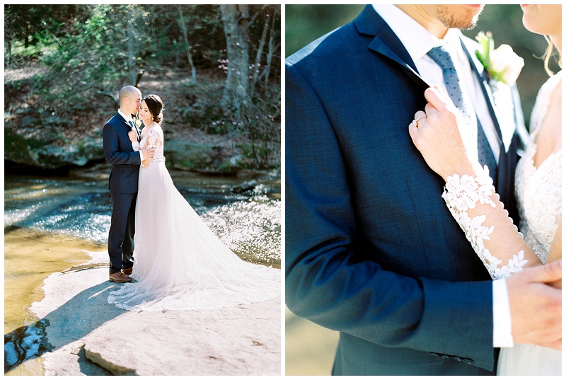 vineyard wedding couple portraits NC