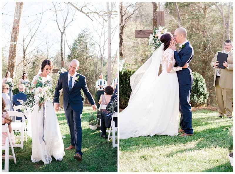 emotional vows vineyard wedding NC