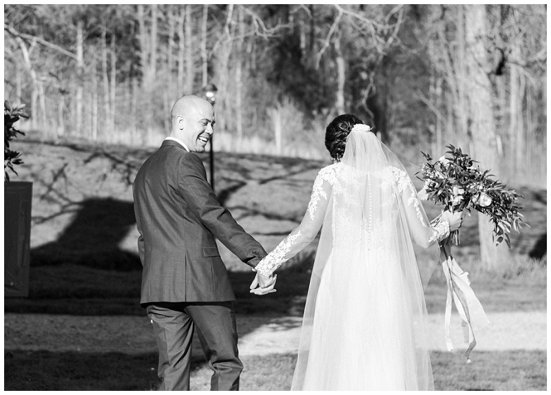 spring wedding ceremony North Carolina