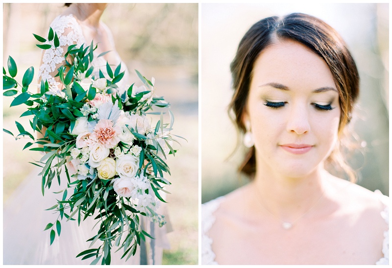 elegant bridal portraits NC