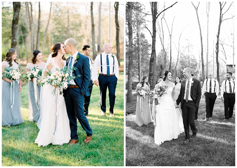 vineyard wedding friends celebration NC