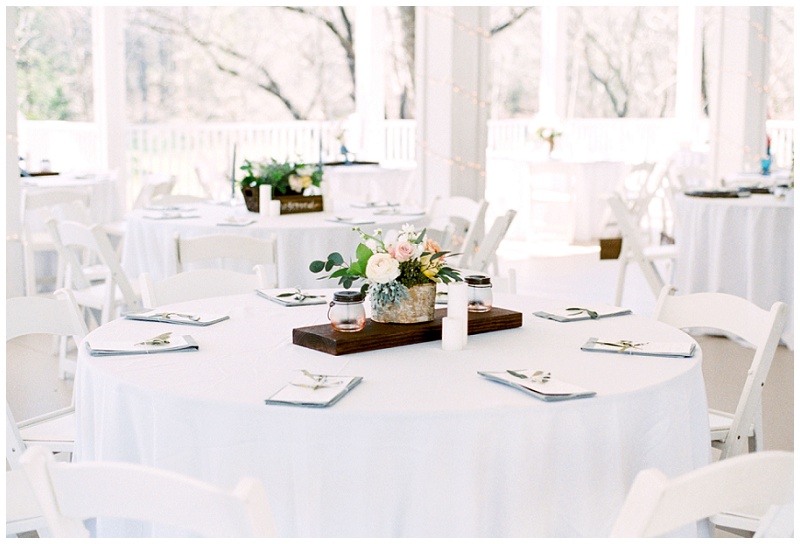 vineyard wedding reception NC