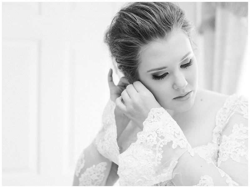 bridal prep natural light wedding TN