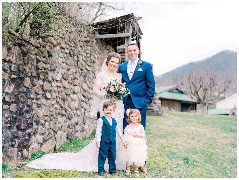 bridal party walking photos TN