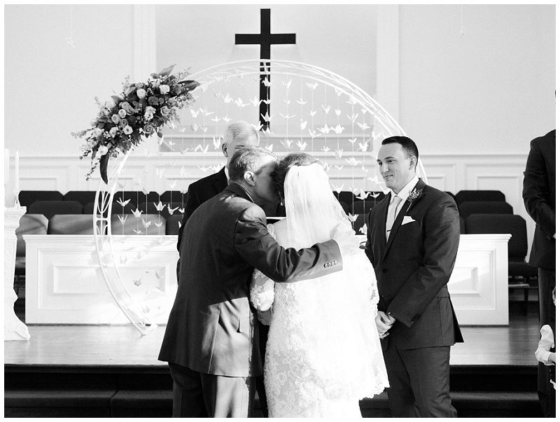 traditional wedding ceremony Virginia church