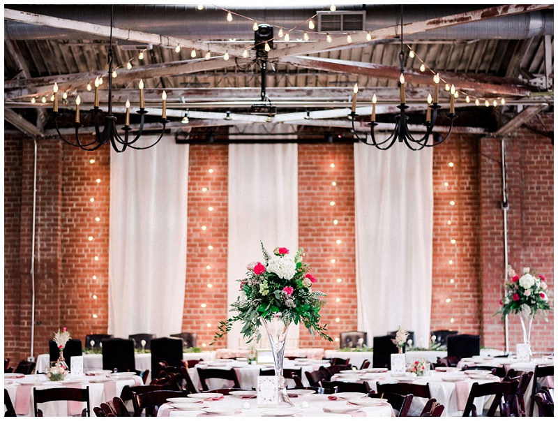 The Social Kingsport TN wedding reception