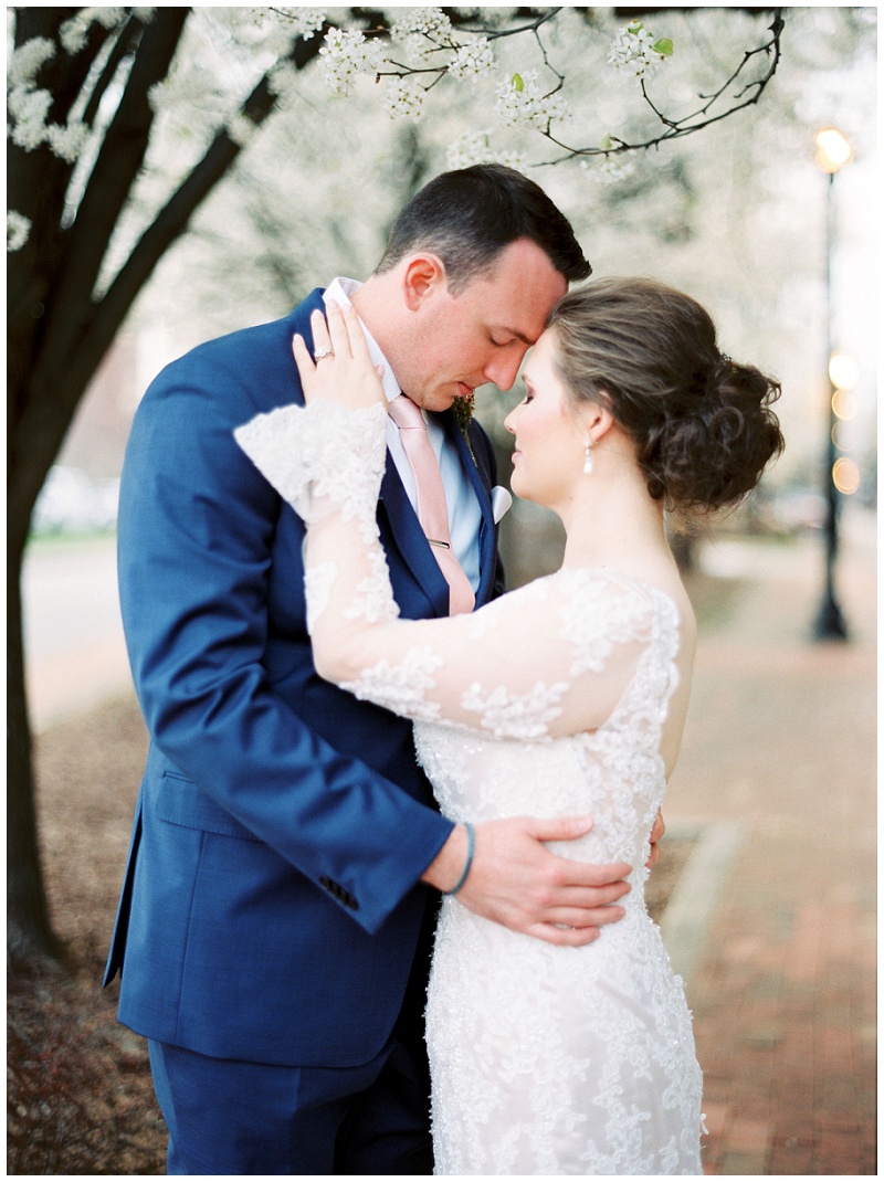 romantic wedding photography downtown Kingsport TN