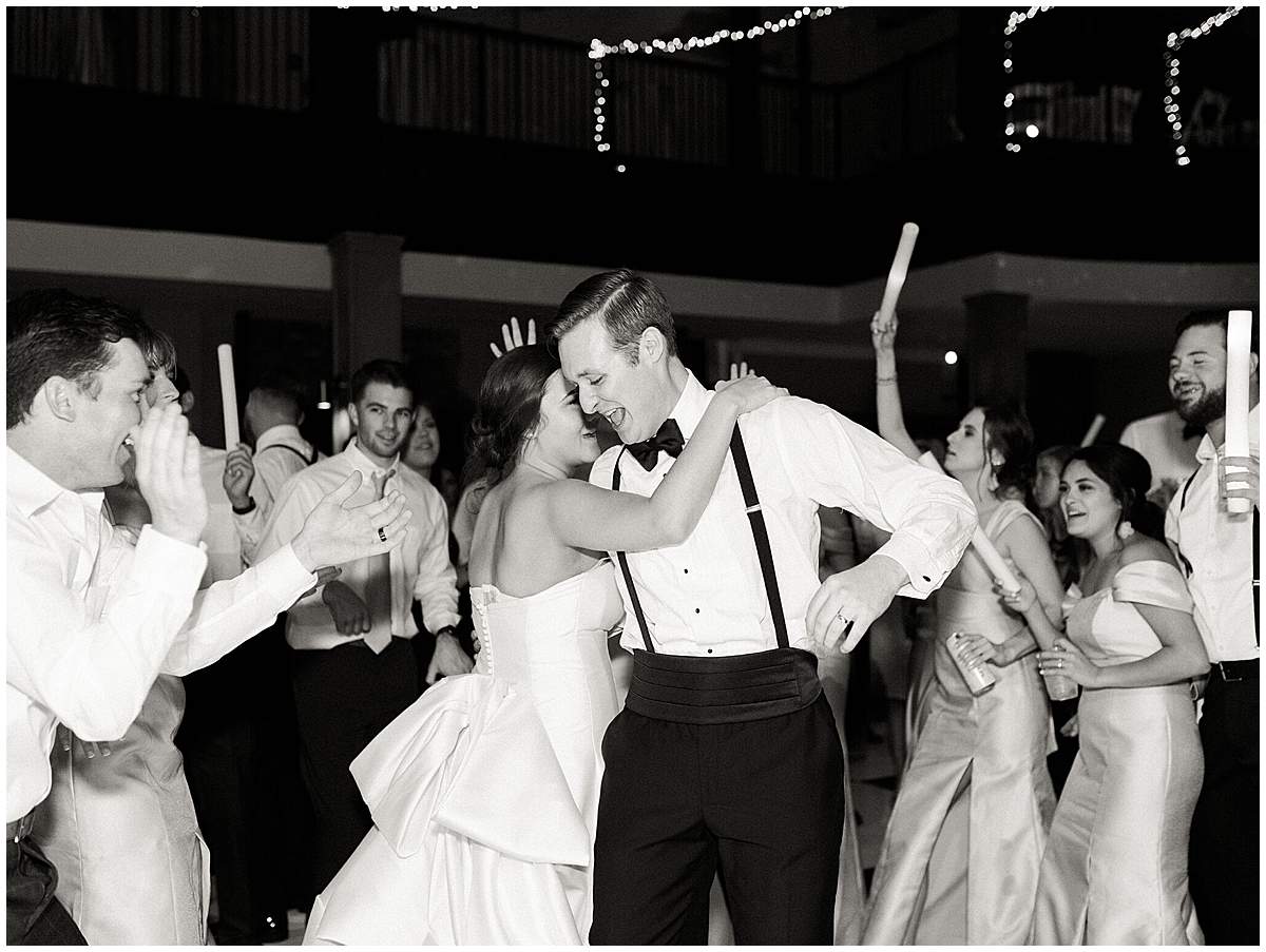 wedding reception celebration dancing