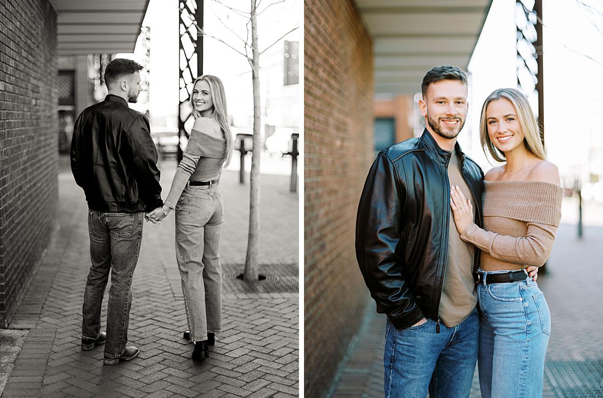 Close-up of a couple’s hands holding a Bible during their engagement session. Close-up of a couple’s hands holding a Bible during their engagement session.