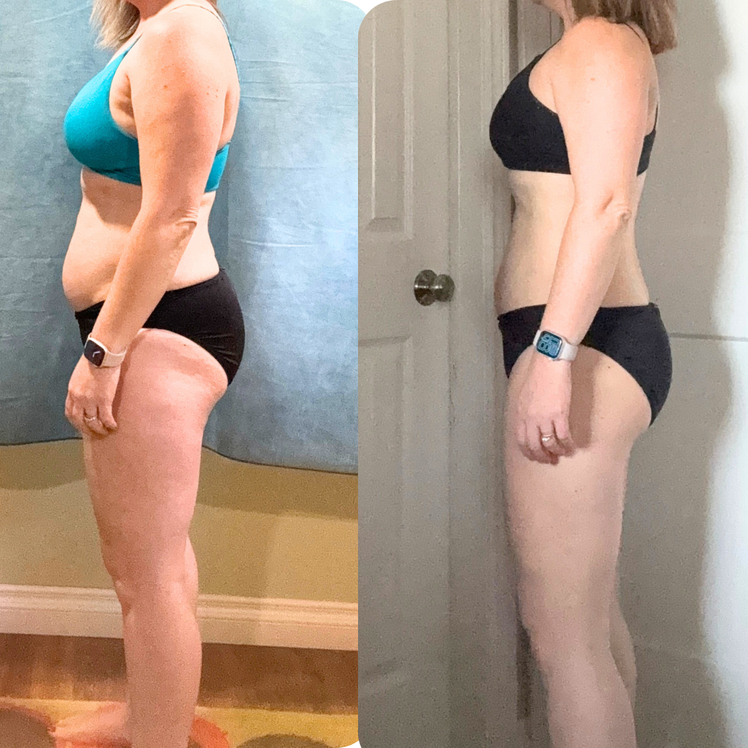 Client before and after