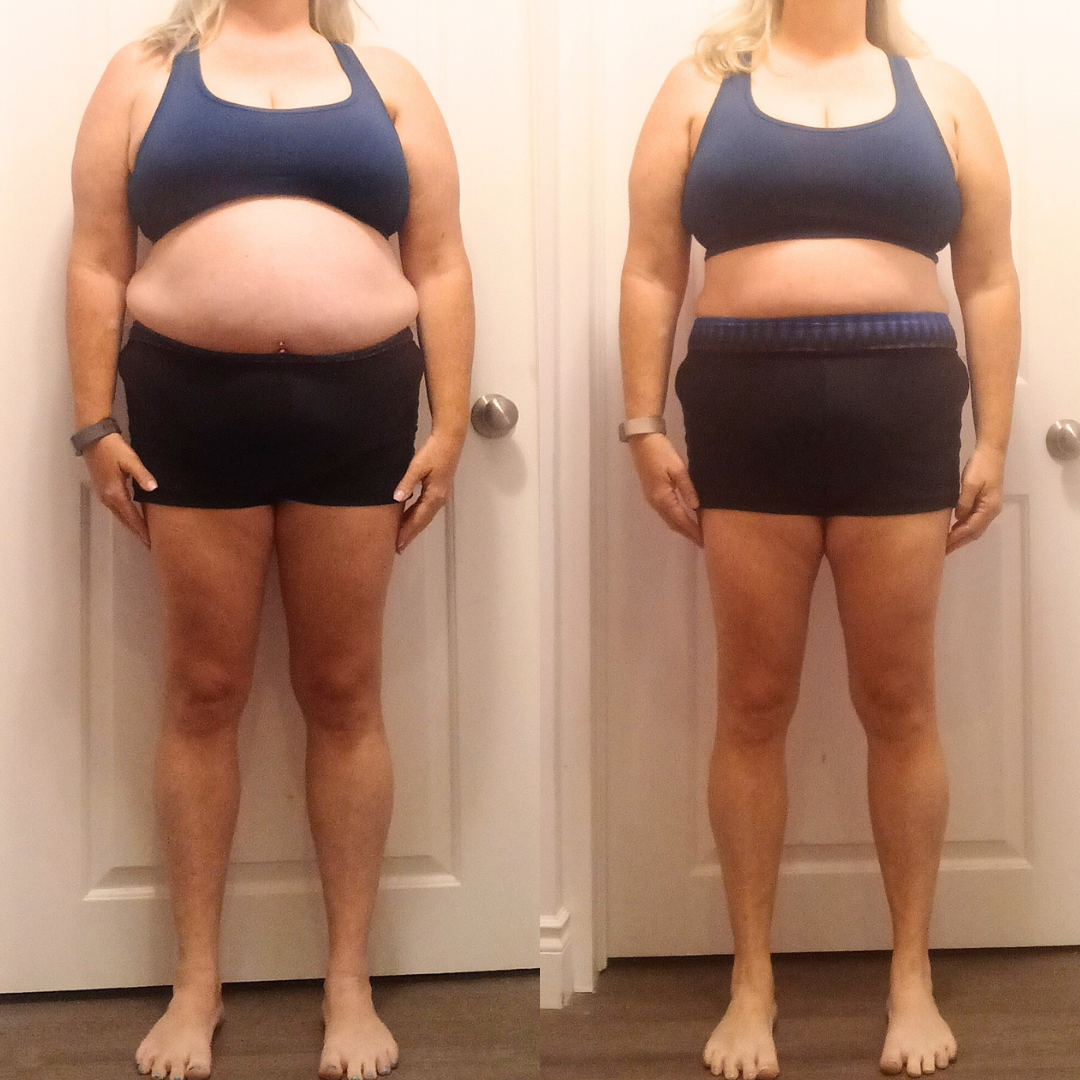 Client before and after