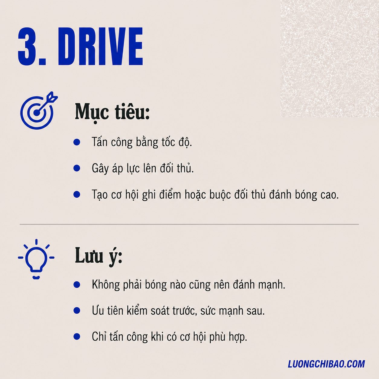 Thẻ kỹ thuật drive Pickleball: không phải bóng nào cũng nên đánh mạnh